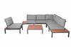 Aspen Grey Modern Modular Patio Sofa Set