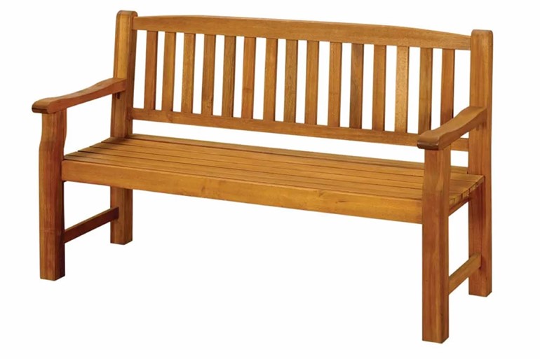 Turnbury Wooden Slatted Bench