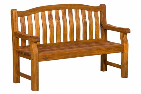 Lytham Wooden Garden Bench - Three Seater 