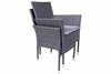 Malaga Grey Rattan Dining Set