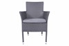 Malaga Grey Rattan Dining Set