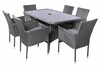 Malaga 6 Seater Rectangular Armchair Dining Set