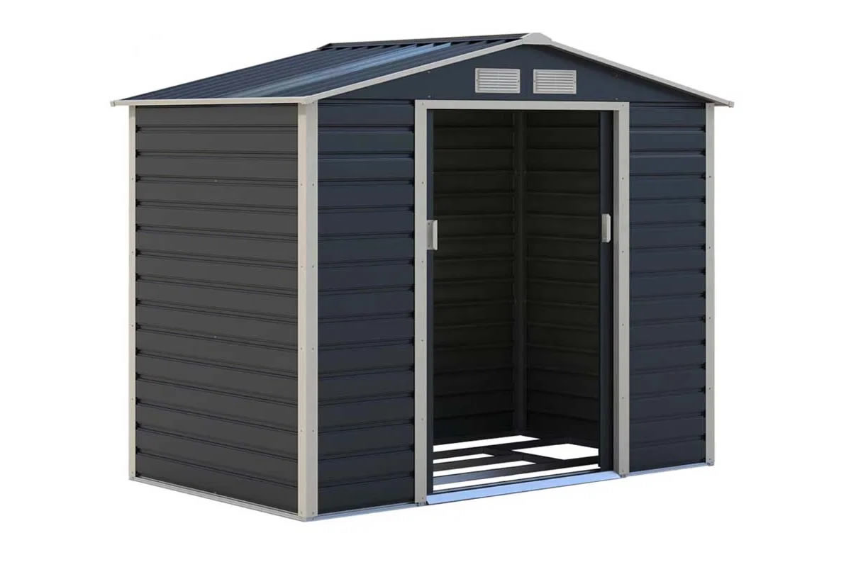 View Cambridge Metal Garden Shed With Pent Roof W277 x D319 x H198cm information