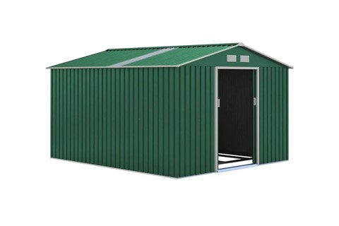 Oxford Metal Shed - 9.1ft x 8.4ft Dark Green 