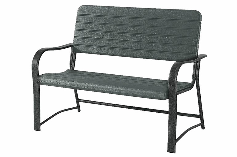 Bostock Black 2 Seater Garden Bench