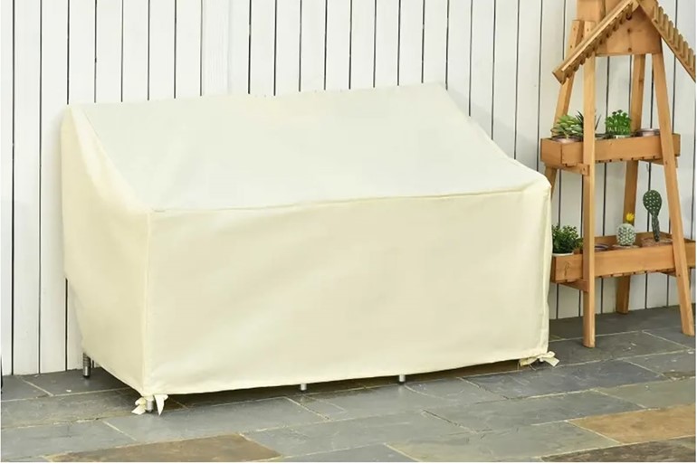 Oxford Fabric 2-Seater Outdoor Furniture Cover - W140cm x D84cm x H56cm