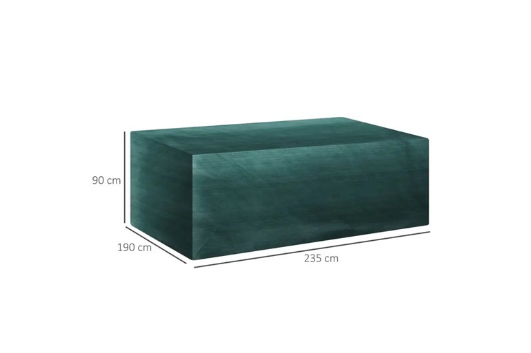 PE Fabric Outdoor Furniture Cover - W235cm x D190cm x H90cm