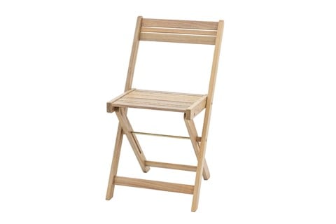 Lindos Folding Chair Natural 2pk