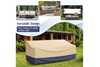 3-Seater Polyester Outdoor Sofa Cover - W192cm x D109cm x H79cm