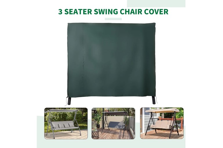 Oxford Fabric Outdoor Swing Chair Cover - H164cm x W205cm x D124cm