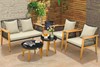 Liberta 4-Seater Sofa Set