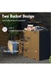 Leiston Double Outdoor Storage Bin